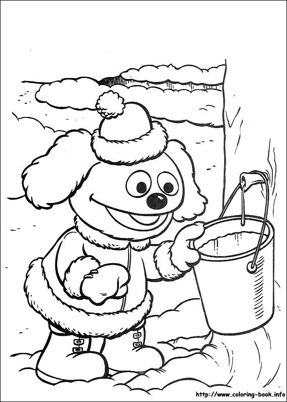 Muppet Babies coloring picture